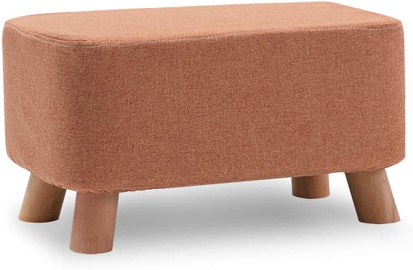 Banc à chaussures ottoman en lin pour optimiser l'espace de votre entrée