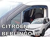 Car Lux AR05583 - Derivabrisas Deflectores de Aire Cortavientos de Ventanillas Delanteros para Berlingo 3 III a Partir de 2019-