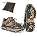 Produktbild ACBungji Steigeisen Grödel Spikes Crampons Schuh-Krallen Schneekette für Schneeschuhe Stiefel Bergschuhe Anti-Rutschen EIS Schnee Wandern Bodenhaftung