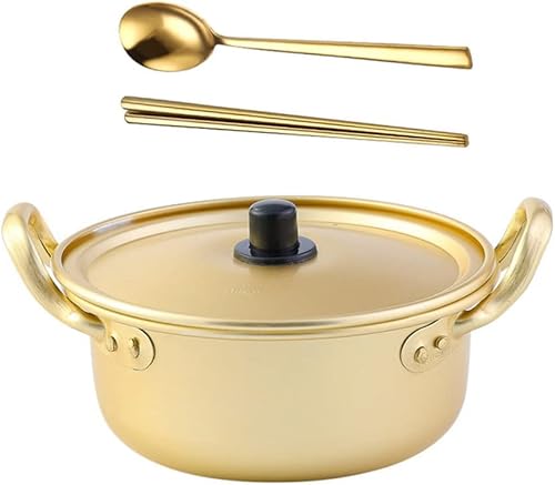 UPKOCH 1 Unidades de fideos instantáneos olla Ramyun Cocina Hogar Utensilios de cocina Olla de níquel para Ramen Olla de fideos coreanos Olla de