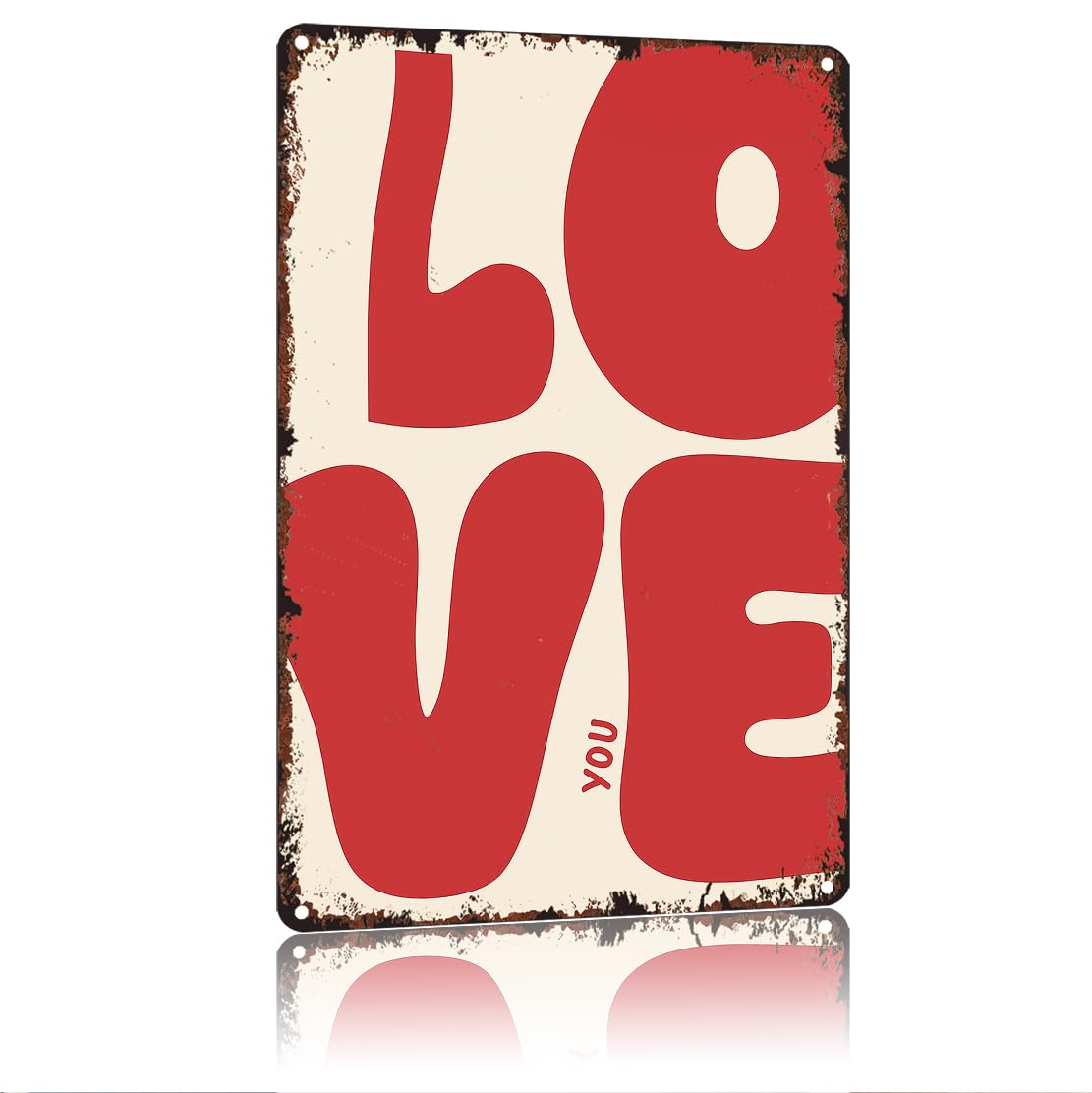 peiyeety Love You Funny 8x12 Inch Aluminum Vintage Metal Tin Signs-For Living Room Kitchen Bedroom Patio Porch Men'S Nest Wall Decor
