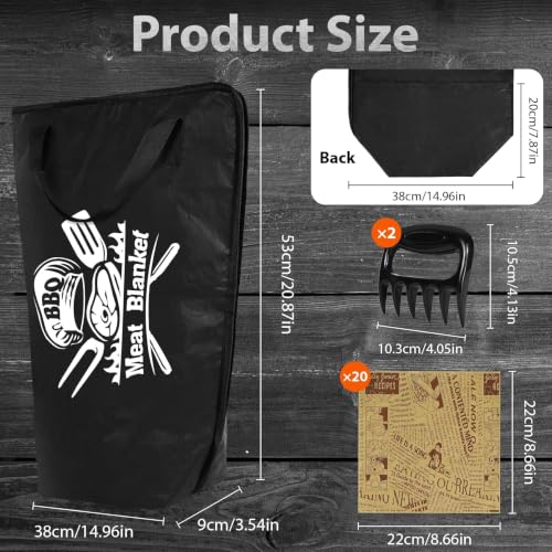 Kit para reposar carnes BBQ 23 Piezas Kuabiz miniatura 2