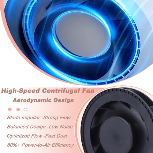 Extractor de Polvo para Uñas con Ventilador y Velocidad Ajustable miniatura 6