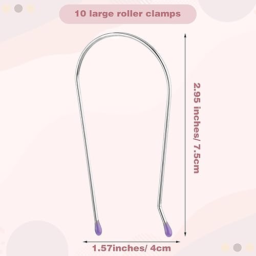 Miniatura 2 de 10 clips de rodillo caliente de repuesto para rizadores en caliente, rodillos calientes de fijación fuerte, rizadores de pelo para rulos calientes