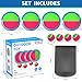 Bennol Toss and Catch Ball Game for Kids, 4 Paddles, 4 Balls & Storage Bag, Outdoor Toys for Ages 3-10, Yard Backyard Beach Games