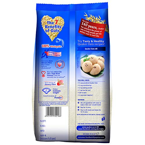 Image of Quaker Oats, 1.5kg Pack + Quaker Oats, 1kg Jar