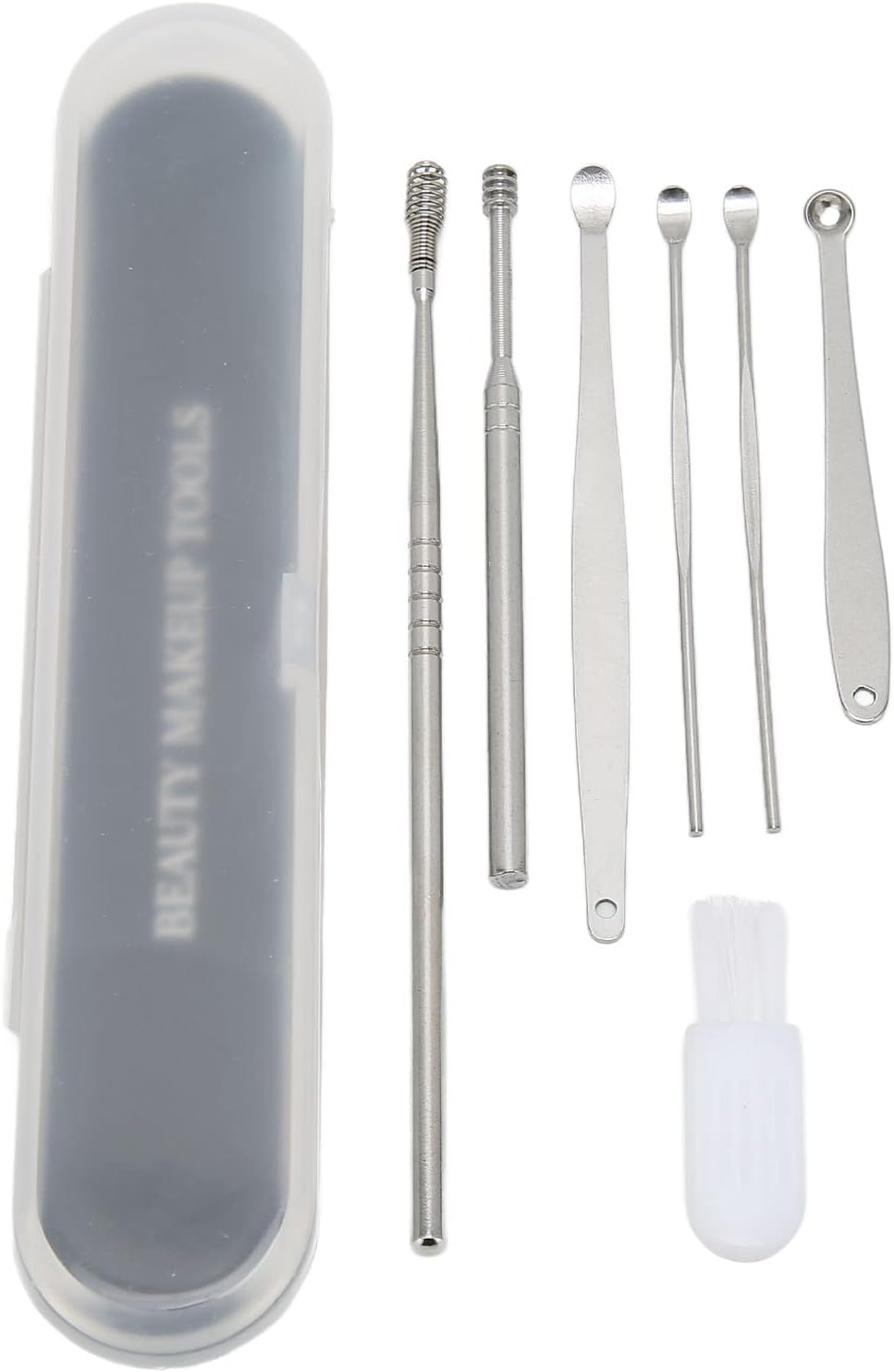Ear Pick Earwax Removal Kit, 7 In1 Spring Earwax Cleaner Tool Set, Portable Stainless Steel Ear Pick Set for Ear Cleaning, Ear Wax Remover Tool with Cleaning Brush and Storage Box Ear Pick Earwax Removal Kit, 7 In1 Spring Earwax Cleaner Tool Set, Portable Stainless Steel Ear Pick Set for Ear Cleaning, Ear Wax Remover Tool with Cleaning Brush and Storage Box