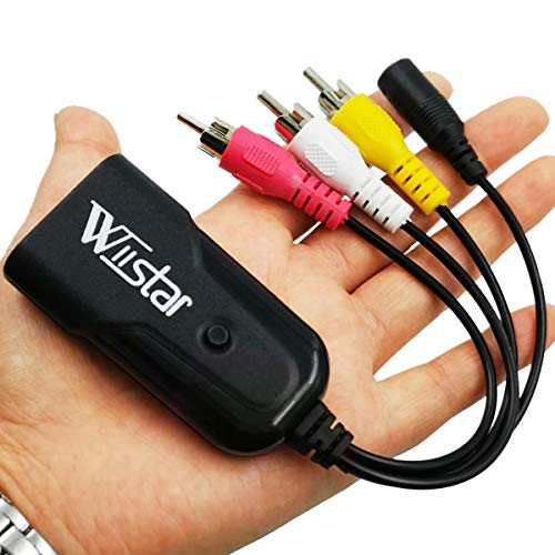 Female HDMI to Male AV RCA Converter Adapter Composite Audio Video Converter with USB Charge Cable Support PAL NTSC 1080P HDTV for PC Laptop Old TV - Thumbnail 4