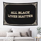 CDWS Home Bar Decor All Black Lives Matter Tapestyr Vintage Bar Decor Decore For Room(75X100CM)