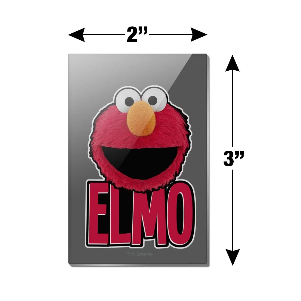 Amazon.com: Sesame Street Elmo Smile Rectangle Acrylic Fridge