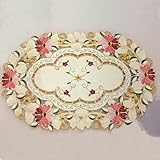 Forme et taille : disponible en formes rectangulaires et ovales, ce set de table est adapté à différentes tailles de table.