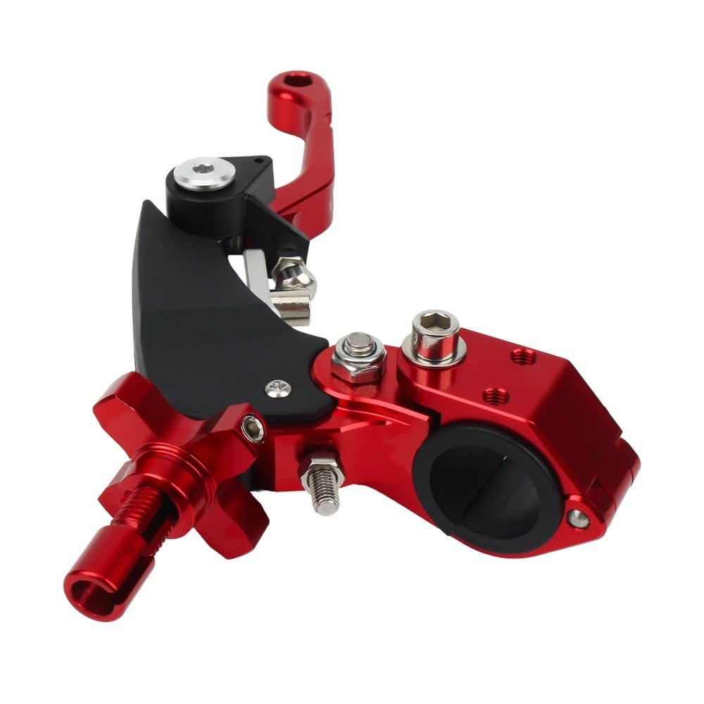 Leve Frizione Moto Leva Frizione Freno Cilindro Maestro Pompa CNC Per H&ON&DA CRF230 CQR 250 Motocross Accessori Diirt Bike(Black)