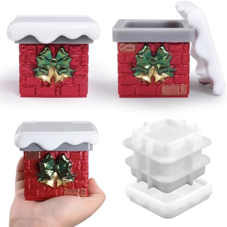 Multifuntional Storage Box Molds Gift Box Shape Storage Container Moulds image 3