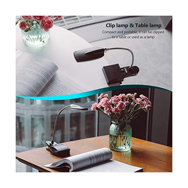 Daffodil ULT300 - USB and Battery Powered Desk Light - Clamp a Lamp to your Headboard, Table or Music Stand - Image 7