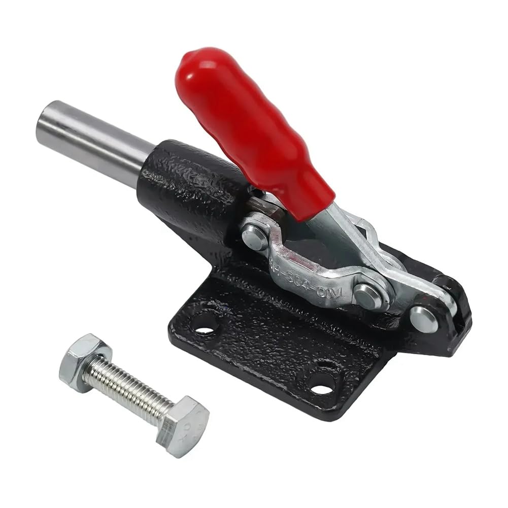 Littimoon 1pc Toggle Clamp Push Pull Type Quick Release Fixed Clamping for Welding Jigging Repairing 304C