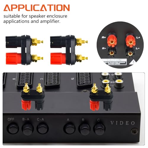 10 Pcs Dual 4mm Banana Plug Jack Socket Binding Post miniatura 7