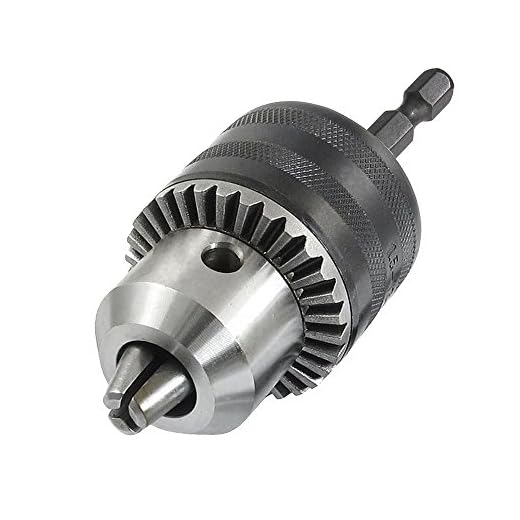 Yakamoz 1.5-13mm Quick Change 1/4-Inch Hex Shank Drill Chuck Adatper with Key Convert Impact Driver and Wrench to Drill Attachment Tool