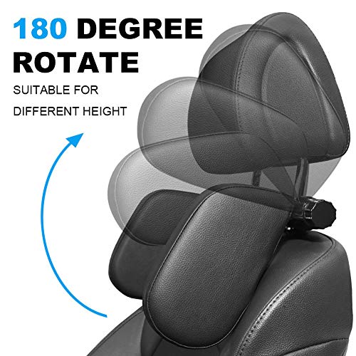 Almohada para reposacabezas de auto, beige miniatura 3