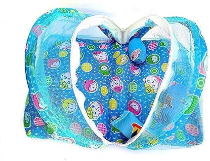 Image of Shree Sai Kirpa Assorted Super Soft Cotton Net Luxury Night Bed Laddu Gopal Bister,Standard (1-No)