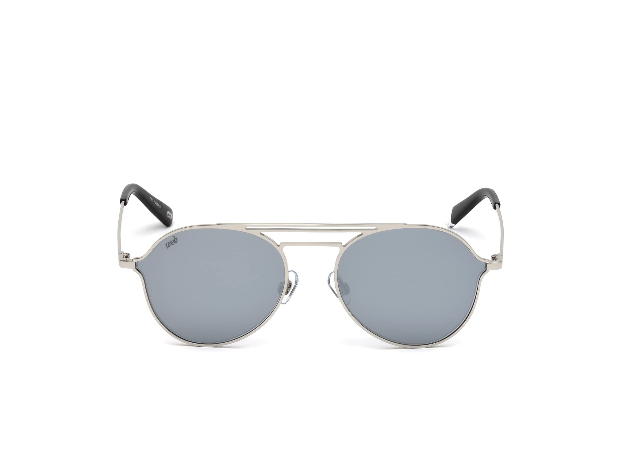 WEBEyewear UV Protected Grey Aviator Full rim Sunglasses for Men - WE0230 56 16C