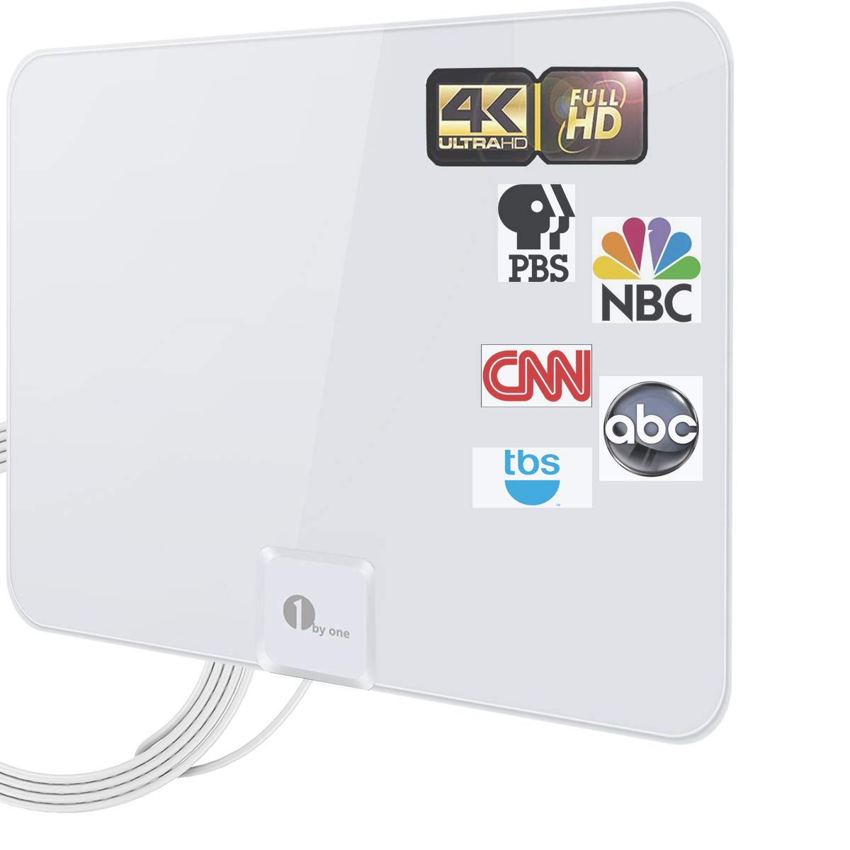 TV Antenna Latest Amplified HD Digital Indoor Antenna Long 200 Miles  Range HDTV Antenna Coax Cable Indoor Antenna for 4K Local Channels 