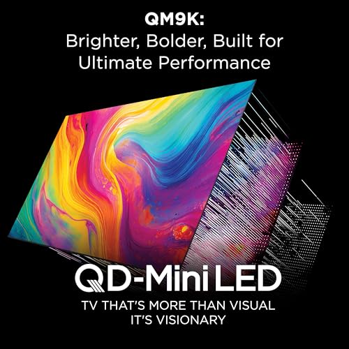 TCL 65 Inch Class QM9K Series | Mini LED QLED 4K | 65QM9K, Latest Model | 144HZ Peak Brightness & Contrast Dolby Vision | Up to LD6K Precise Dimming | AI Smart Google TV | Dolby Atmos Bang & Olufsen β image 4