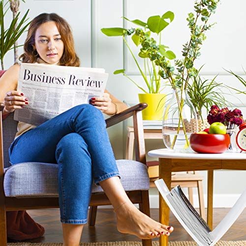 Relaxdays Portariviste con Manico, Salotto, Design...