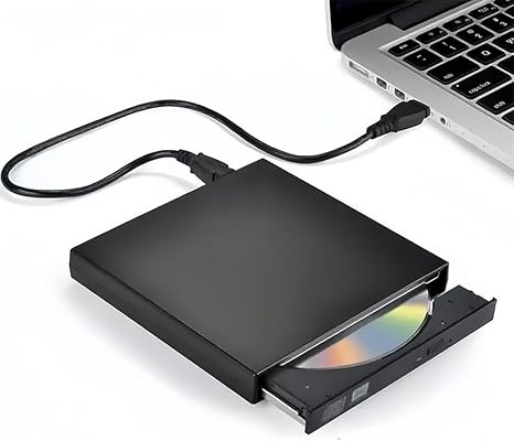 Unidad Externa CD/DVD para Laptop USB Tipo C miniatura 1