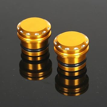 Monkey125 Accessories Rear Frame Plugs Cap Seat Bolts Screws Compatible with Monkey 125 2018-2025 Motorbike Z125ma Parts (gold)