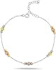 NEREZE 925 Sterling Silver Tiny Dorika Bulk Bracelet