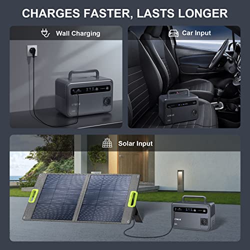 CTECHi Centrale Elettrica Portatile 384Wh, LiFePO4...