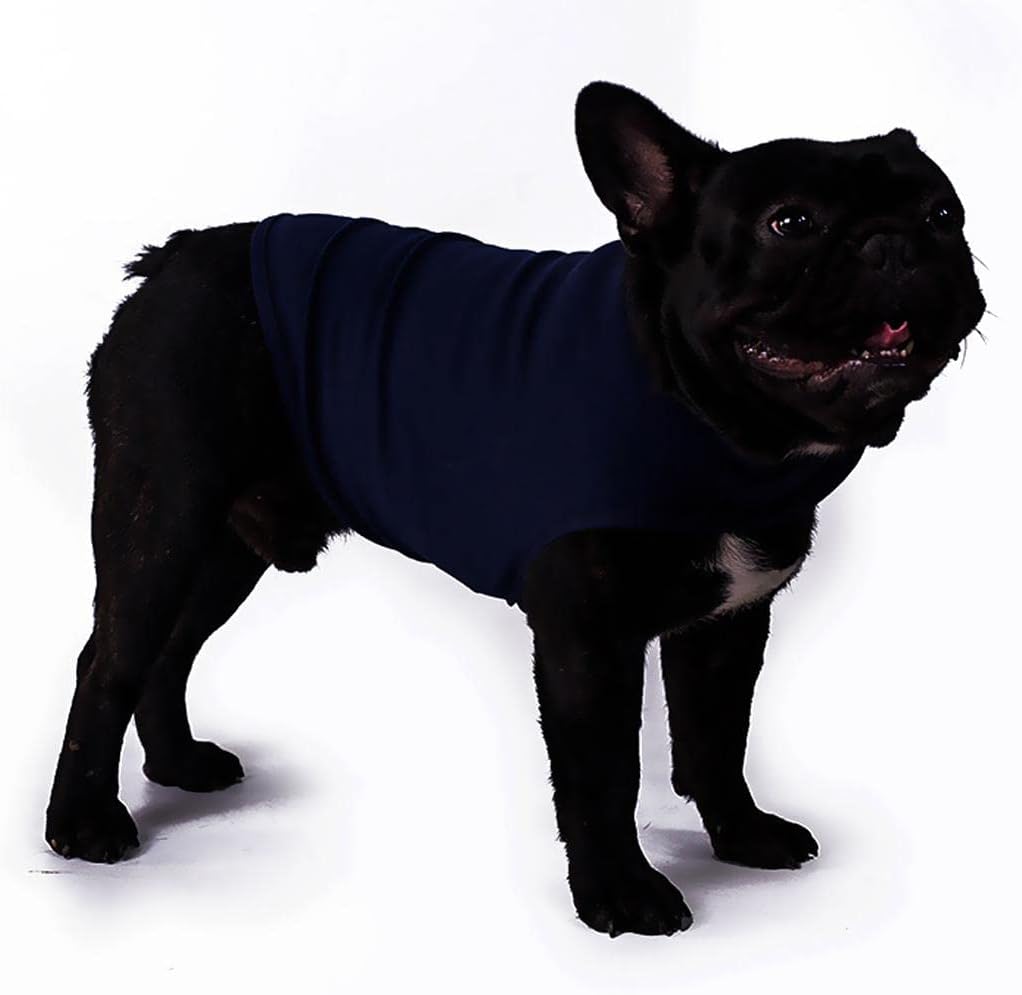 犬服 犬 ストレスジャケットダークドッグサンダーシャツ 服犬抗不安ジャケット れいかん