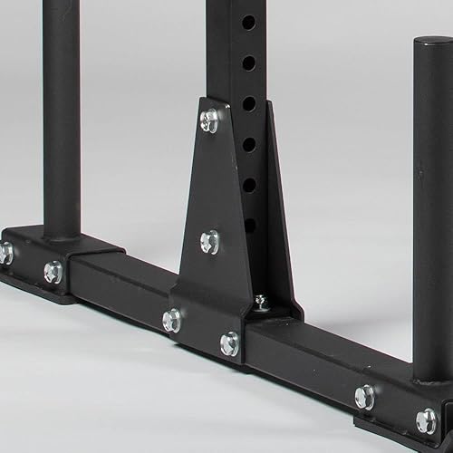 Miniatura 8 de Titan Fitness Yugo Strongman corto serie T-3 de 72 pulgadas, capacidad de 750 libras, soporte multifuncional para transporte de yugo, estante de
