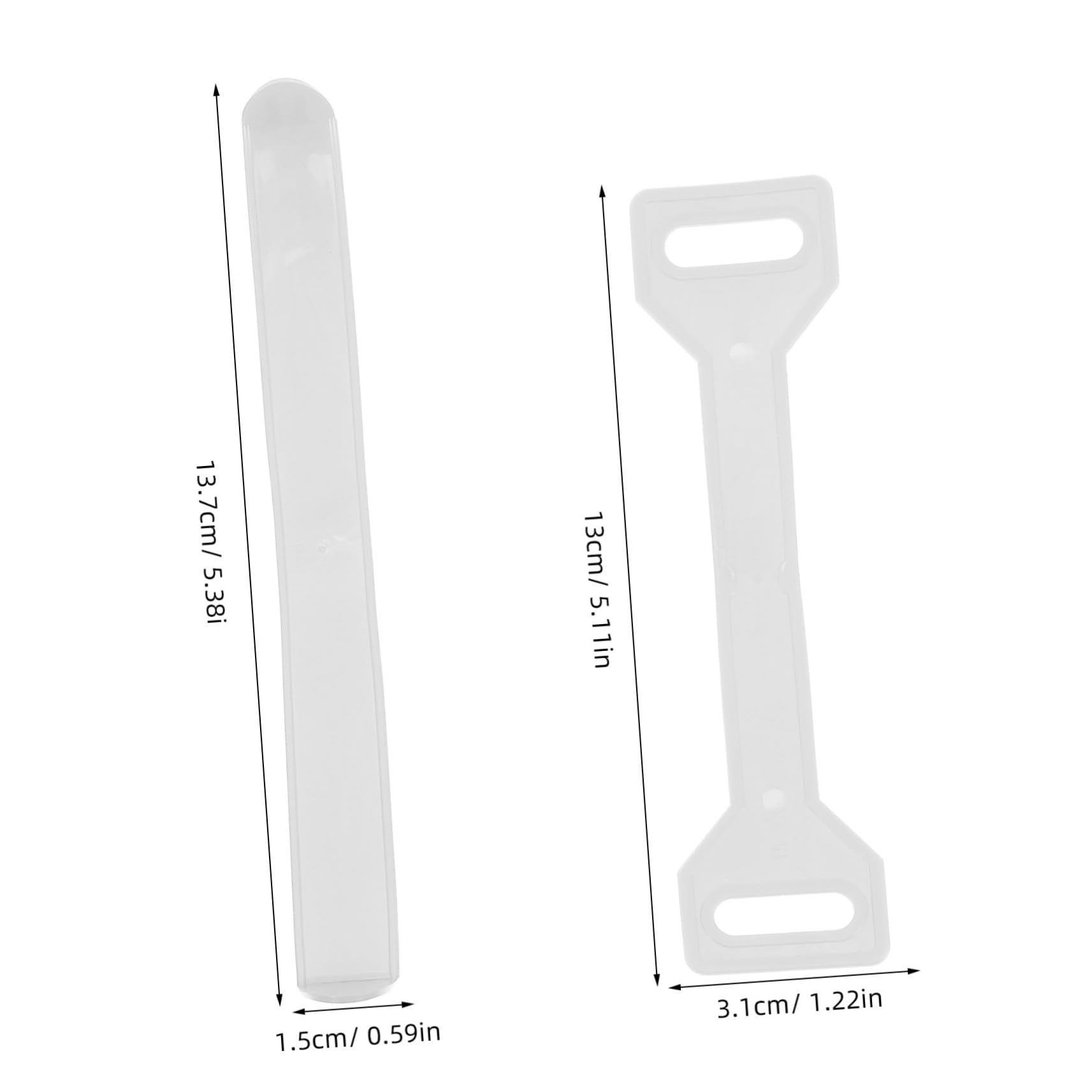 CHILDWEET 100pcs Carton Handle Carton Boxes Handles for Moving Shipping Straps Package Handles Adhesive Carry Handles for Boxes Self Adhesive Carry Handle Carrying Handle Pe White