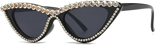 Miniatura 2 de Gafas de sol de lectura para exteriores con lentes completas, gafas de lectura para mujer con hermosos diamantes de imitación, marco pequeño, ojo de