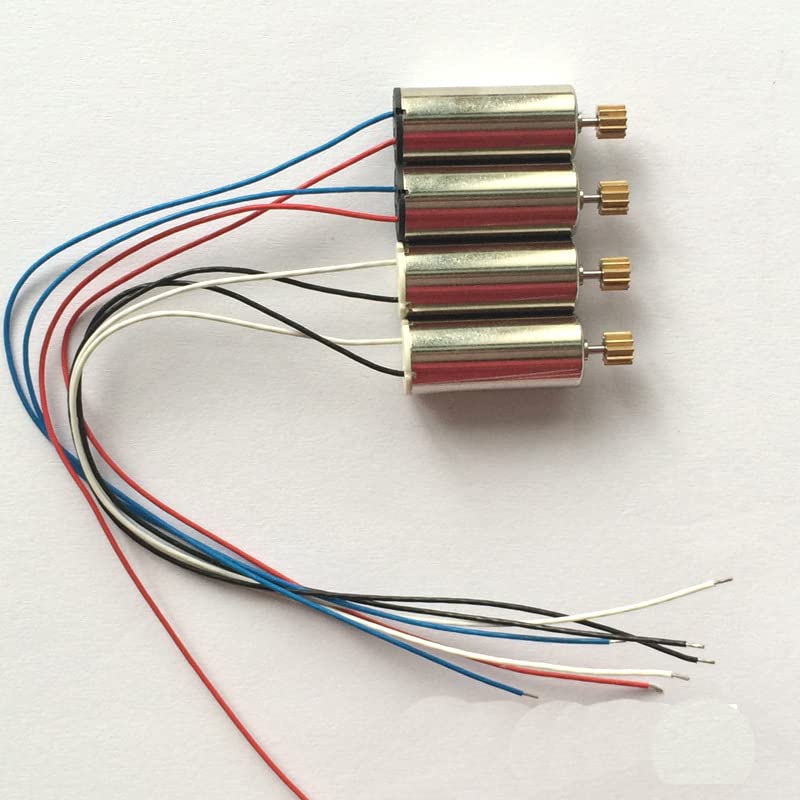 Replacement Part For 4PCS RC Quadcopter DFD F183 Motor Engine With Metal Gear For DFD F183 Forward And Reverse Motor Replacement Accessory - (Color: 2CW 2CCW)