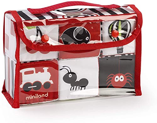 Miniland First Senses 6 Cubes Set alivia la dentición del bebé 4