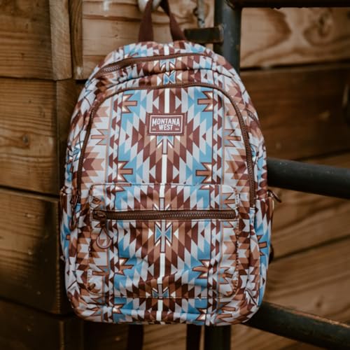 Image of Montana West Backpack Purse for Women Western Aztec Backpack Purse Lightweight Casual Daypack for Travel