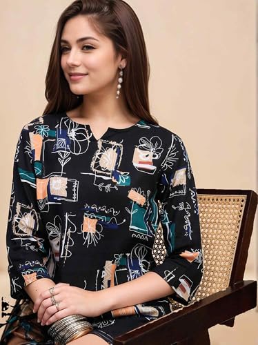 Image of RICHIK Women's Co-ord Set|Kurta Set for Women|Printed Kurta with Pant|Co-ord Set