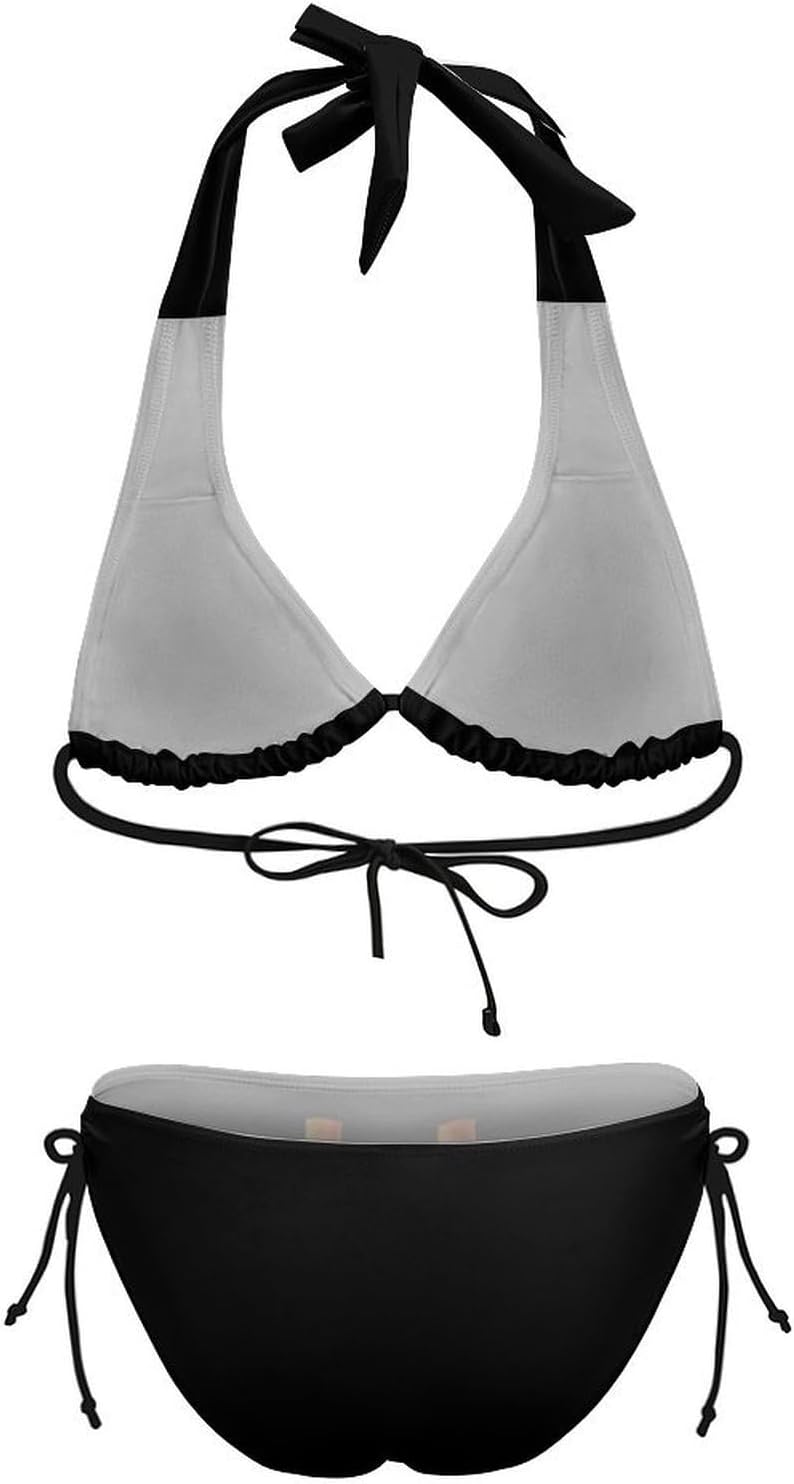 Duck Feet Novelty Women's 2 Piece String Bikini Set Swimsuits Bathing Suit Swimwear