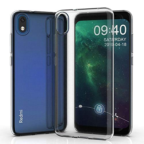 Image of Case Creation Brand - Mobile Cover for Xiaomi Redmi 7A (Soft & Flexible Back Case), Transparent