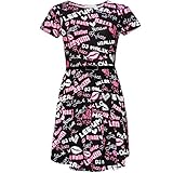 Disponible en vestido Skater, MIDI vestido, top, leggings & Falda De Tubo. negro Graffiti Scribble imprimir en el anverso y vestido Skater Got cinturón gratis como también.