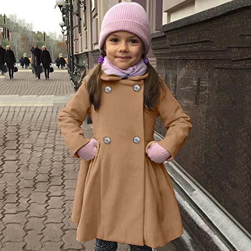 Toddler Girls Jackets Winter Windproof Coat Jacket Warm Outerwear Jacket Kids Girls Raincoat Size 7 to 82