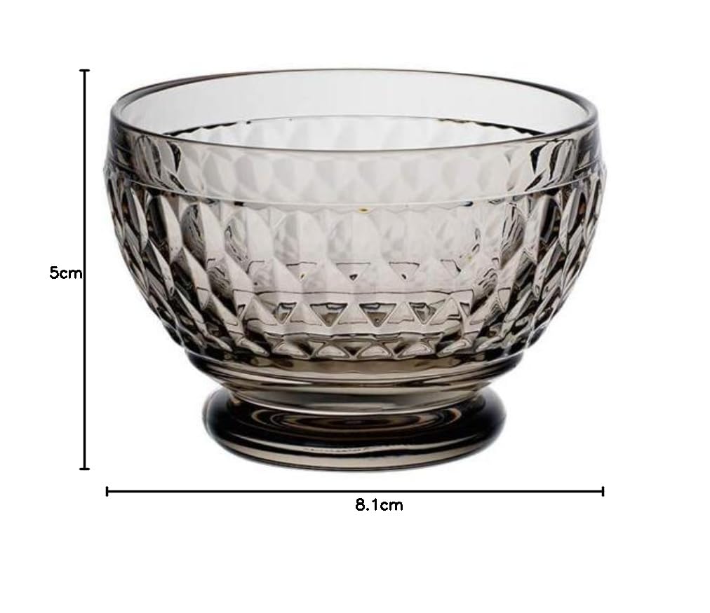 Villeroy & Boch Boston Coloured Cazoleta, 0.43 litros, Cristal, Gris, 81mm