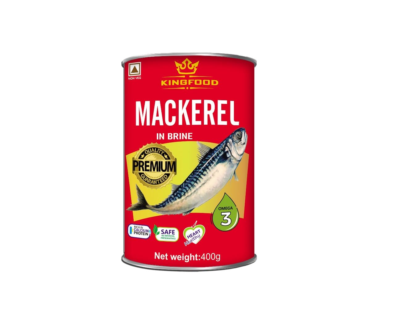 Kingfood Mackerel in Brine 400g (Pack of 24) Amazon.in Grocery