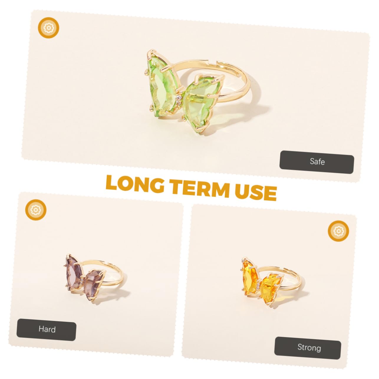 Ipetboom Anillo De Anillos Para Mujer Niña Anillo De Dedo Anillo De Joyería Anillo Lindo Anillos De Dedo Para Mujer Anillo Casual Para Niña Anillos