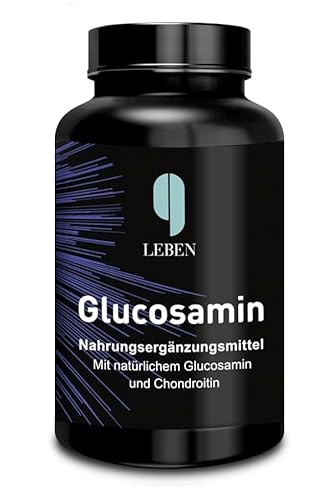 9 Leben® Glucosamin & Chondroitin – 180 Kapseln – Hochdosiert – 1500 mg Glucosaminsulfat und 1200 mg Chondroitinsulfat – Ohne Unnötige Zusätze – in Deutschland Produziert & Laborgeprüft 9 Leben® Glucosamin & Chondroitin – 180 Kapseln – Hochdosiert – 1500 mg Glucosaminsulfat und 1200 mg Chondroitinsulfat – Ohne Unnötige Zusätze – in Deutschland Produziert & Laborgeprüft