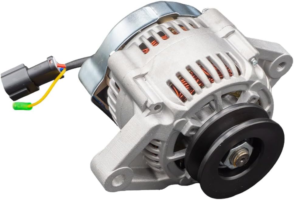 Mytee Products Heavy-Duty 12V Spin-On Alternator Fits with Perkins, Caterpillar, Kohler Engines KDW-702, KDW702 Replaces 185046470, 93097, 101211-2951, 101211-8810, 1012118810, AM809216