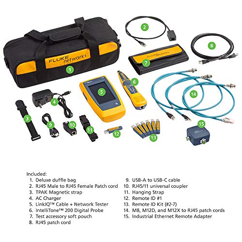 Image of Fluke Networks LIQ-KIT-IE Industrial Ethernet Tester Kit