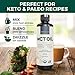 Viva Naturals Organic MCT Oil 16 fl oz - Best MCT Oil Organic for Coffee, MCT Coconut Oil Supports Energy & Mental Clarity, USDA Organic, Non-GMO, Paleo & Keto Certified, MCT Wellness